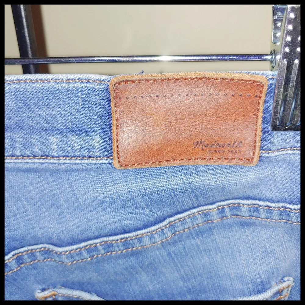 Madewell High Riser Skinny Blue Jeans 27 - Picture 4 of 7